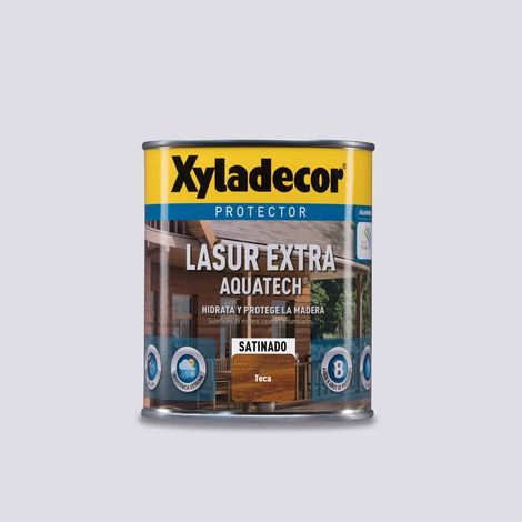 Protector Lasur Extra Satinado Aquatech - 750 ml - Teca