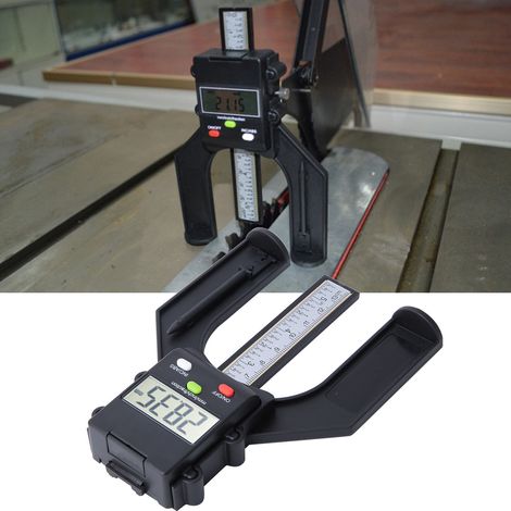 1 Stück 80 mm magnetischer digitaler Tiefenmesser mit LCD-Anzeige für die Holzbearbeitung (1/5)