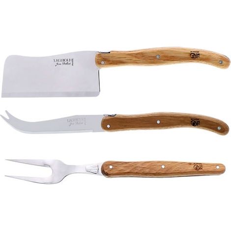 JEAN DUBOST - COFFRET NATUREL 3 PCS FROMAGE LAGUIOLE CHENE PEFC (1/3)