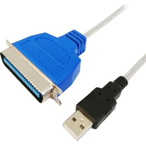 Câble adaptateur pour imprimante USB vers port parallèle, interface CN36, norme d'impression USB IEEE 1284 (CB-CN36) (1/4)
