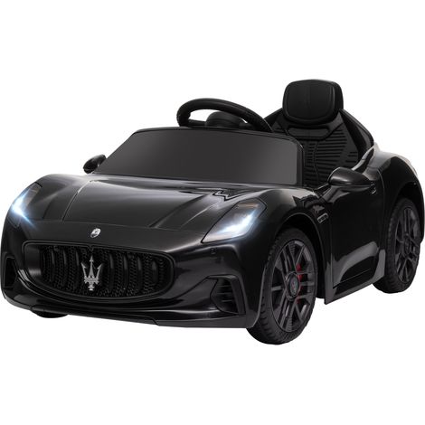 Voiture électrique pour enfants sous, 12V avec télécommande, de 3 à 5 ans, noir (1/5)