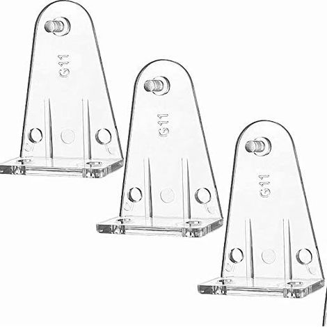 One large wind hook, 20 44.330MM transparent positioning hooks for curtains and blinds. (1/5)