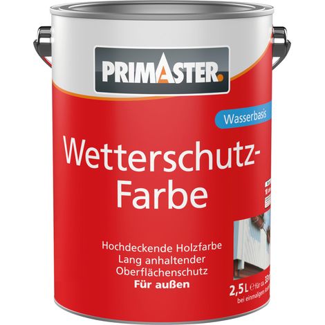 Primaster Wetterschutzfarbe 2,5 L anthrazitgrau