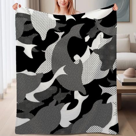 Couverture polaire douce pour décoration de chambre 60x80 pouces, assortie à tous les styles d’intérieur (1/4)