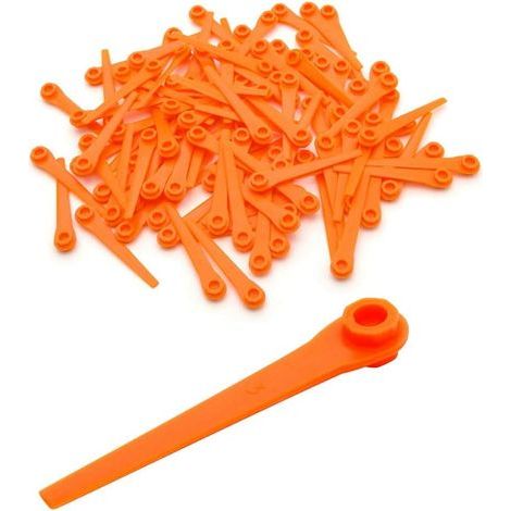 20 lame di ricambio in plastica per tagliaerba Gardena 9823, 9825, 9820, 9821, 9828, 9829, 8840, 8841, 2417 (1/5)