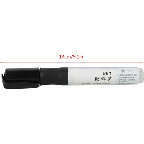 Stylo à flux de soudure 951 à faible teneur en solides, 1 pièce, 13 cm, sans nettoyage, pour panneaux solaires (1/5)