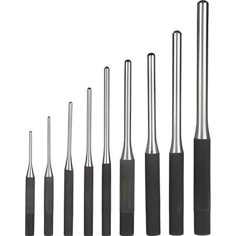 Jeu de 8 Chasse-Goupilles - 40CR Métal - 9pcs - Résistant à l'usure - Durable (1/3)
