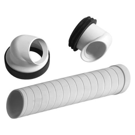 Curva Tecnica Alice Ceramica per Scarico Traslato 28 cm Wc (1/2)
