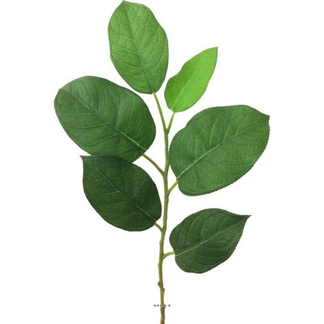 Feuillage artificiel en branche H 53 cm L 17 cm vert