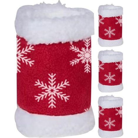 XEPHO Bandes de jambe de cheval flocon de neige, bandes de jambe de cheval équestre, 4 bandes de jambe de cheval flocon de neige de Noël  Bandes de jambes de cheval à manches confortables pour l'entra