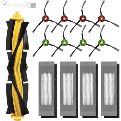 14 Pièces Accessoires Pour Ecovacs Deebot N8 N8+ N8 Pro N8 Pro+ T8 T8+ T8 Aivi T8 Aivi+ T8 Max T9 T9+ Ozmo 920 950 Aspirateur,1 Br (1/5)