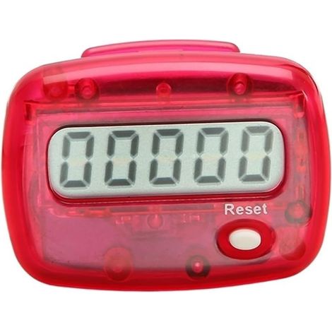 Podomètre 2D À Fonction Unique, Grand Écran LED, Numérique, Portable, Clip De Taille, Mini Compteur Lecture Précise (1/5)