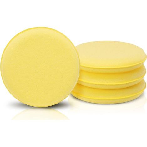 Car Polishing Foam Pad, Polishing Sponge, Wax Polish Applicator, Sponge Wax Pads, for Cleaning Cars, Vehicles, Glass (4pcs) (1/5)