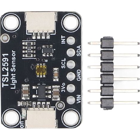 TSL2591 Digitales Lichtsensormodul, I2C-Schnittstelle, optischer hoher Dynamikbereich für QWIIC DC3-5V-Crezuo