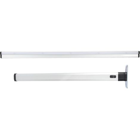 Klappbarer Tischfuß 725 mm aus Aluminium, abnehmbar, Wandmontage mit Führungsschiene für Wohnmobil, Transporter, Boot, Yacht. (1/5)