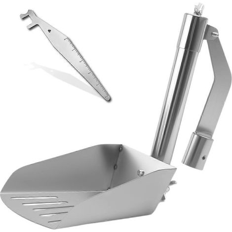 Outils pour le nettoyage des gouttières : pelle à gouttières pour enlever les feuilles et les débris du toit, pelle de jardin. (1/5)