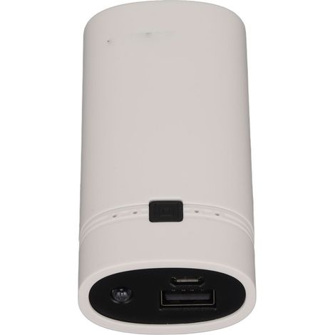 Boîtier de Charge Portable DIY avec 2 Piles 18650 et Port USB pour Téléphone - Blanc (1/5)