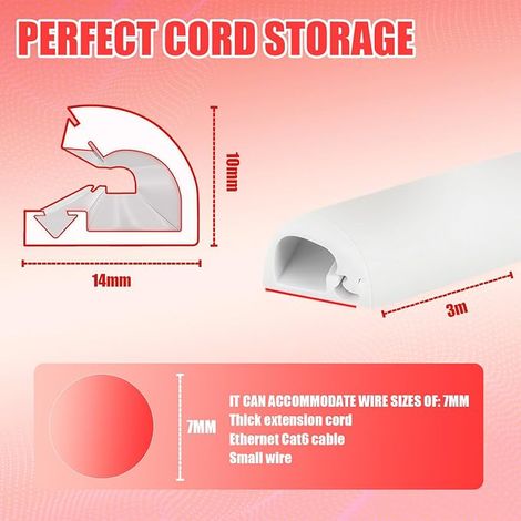 Cable duct Type D 14x10 mm (1/3)