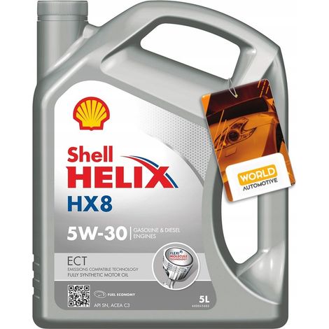 Aceite Shell Helix HX8 ECT 5W-30 5L / 550048100 Producción 10/2024 (1/2)