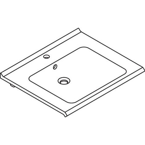 HEWI 950.13.203 Lavabo en S, modulaire (1/2)