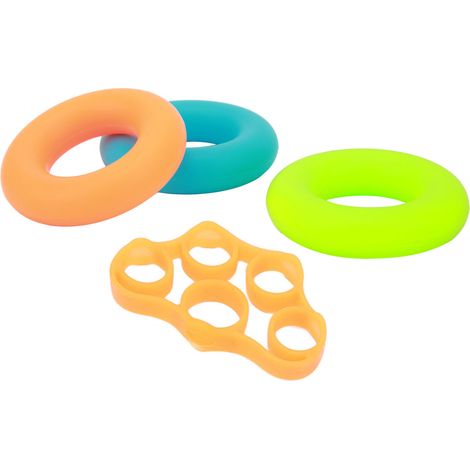 Renforceur de préhension en silicone, couleurs assorties, lavable, portable, extenseur de doigts, petit modèle (1/5)