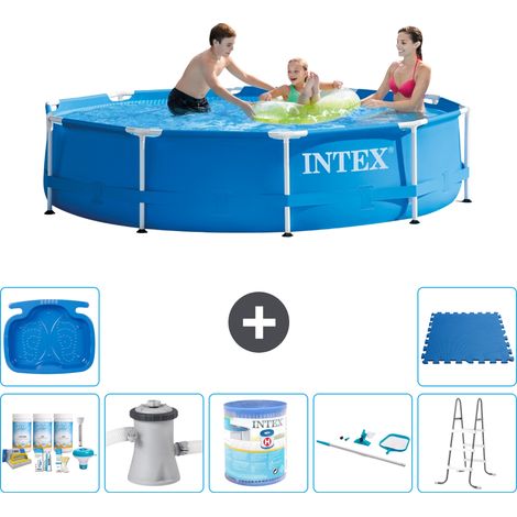 Intex Piscina con struttura Rotonda - 305x76 cm - 7-pezzi  S31507 (1/5)