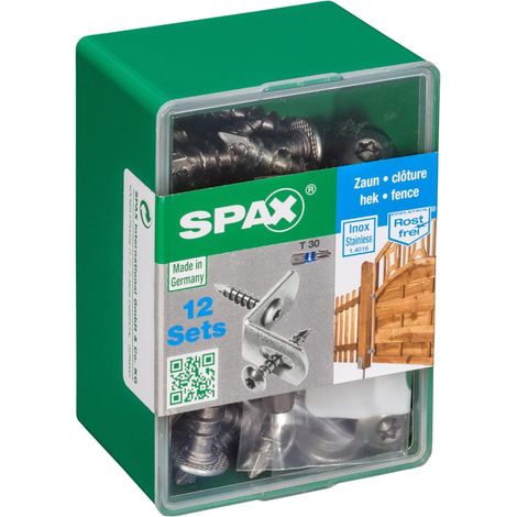 SPAX Lot de 12 vis inox tête fraisée bombée torx SPAX, Diam.7 mm x L.35 mm (1/5)