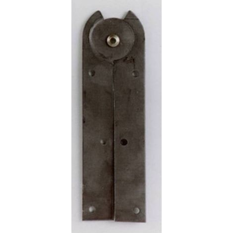 12 x CERNIERA P/SCALOTTI ACCIAIO 220 MM