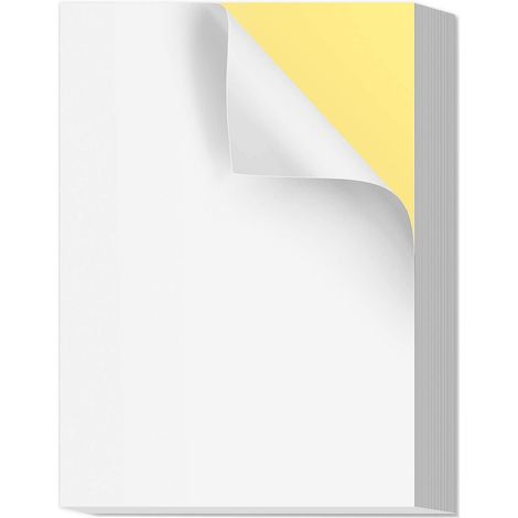 60 Feuilles A4 Autocollant Imprimante papier autocollant imprimante Etiquette Adhésif Blanc parfait pour Imprimante à Jet d'Encre (1/5)