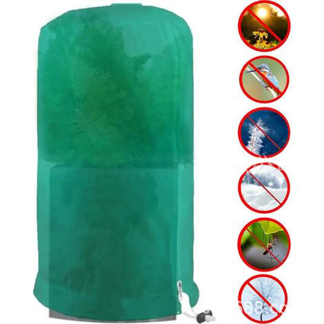 Telo di protezione per piante 80x100 cm, copertura resistente per congelatore, tessuto per esterni, invernale (1/5)