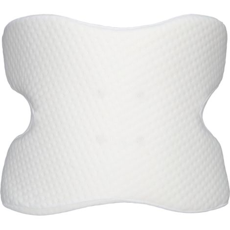Oreiller ergonomique en mousse à mémoire de forme pour arche de crâne, doux et lavable, idéal pour les salons de beauté et comme oreiller de sommeil pour appui-tête.-AquaForge (1/5)