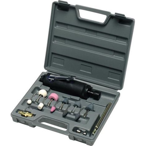 Bricolage Outillage Outillage électroportatif Meuleuse MICHELIN Coffret Meuleuse Droite pneumatique + 10 Meules (1/2)