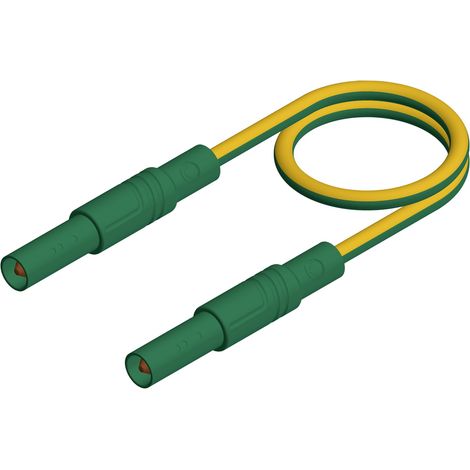 Hirschmann Test & Measurement MLS GG 100/2,5 ge/gn Sicherheits-Messleitung Lamellenstecker 4 mm Lame