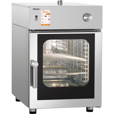 Four Mixte à Vapeur Professionnel Silversteam-K Tactile GN 1/1 - Barstcher (1/5)