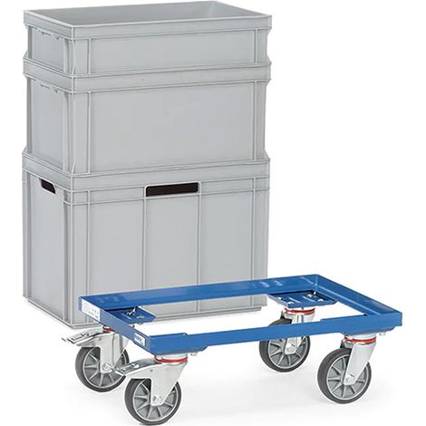 Rullo per contenitori 600 x 400 mm - Carico max 250 kg - 13580