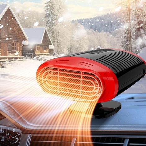 Chauffage de Voiture, Chauffage Portable 12V pour Voiture, dégivreur de Pare-Brise à Chauffage Rapide avec Chauffage Rotatif à 360° pour Voitures