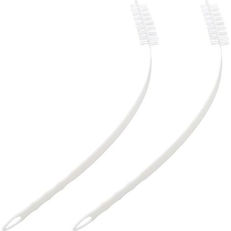 Set mit 2 Reinigungsbürsten, weiße PP-Nylonborsten (1/5)