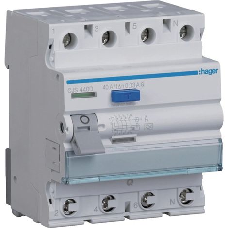 Interruptor Hager fi-schalter 4 polos 40A 30mA