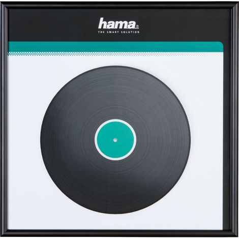 HAMA Cornice per disco LP Alluminio Nero 31,5x31,5 cm