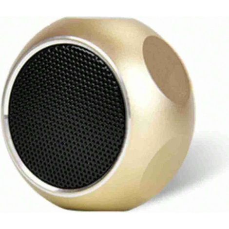 Enceinte Bluetooth sans fil M10 mini portable métal, haut-parleur TWS sans fil avec carte mémoire, son outdoor pour extérieur (1/3)