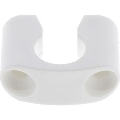 Lacet espagnolette collier en U en plastique blanc entraxe 36mm Volet Battant Fenêtre Butée Maintien