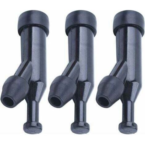 Lot de 3 Capuchons de Bougie d'allumage pour Honda GX160 GX390 GX120 GX240 GX270 GX340, Soufflet de Bougie d'allumage Résistance Pièces de Rechange Professionnelles (1/4)