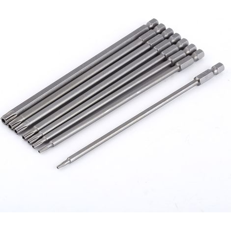 150mm 8pcs S2 Steel Star Head Screwdriver Set Bits Hand Tools Magnetic Screw Driver Set