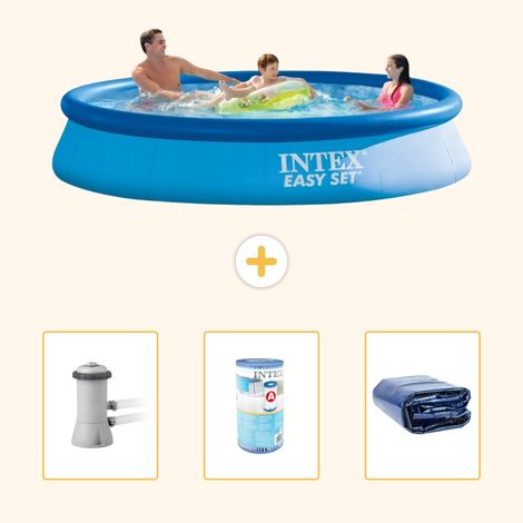 Intex Piscine Easy Set Ronde - 366x76 cm - 4-pièces  S21300 (1/5)