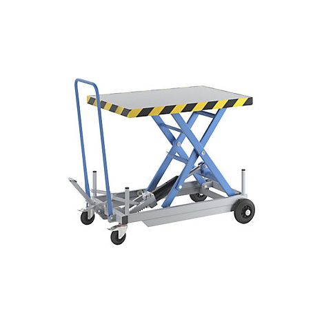 Carro de mesa elevadora de pantógrafo  carga máx 200 kg 