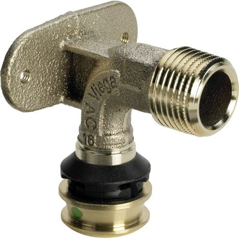 Viega Raxofix-Wandscheibe, d 20mm, R 1/2 Siliziumbronze Modell 5325.4, 724450 (1/2)