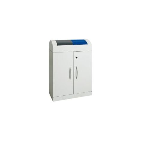 Stumpf Tri Sélectif TD 2 gris clair, bacs intérieurs 2x 45l - 5603007 (1/2)