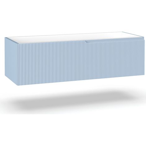 Base portalavabo 1 cestone ZIP azzurro tiffany (1/2)