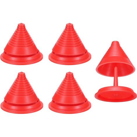Sollbry 5Pcs Équilibreur de Lame de Tondeuse à Gazon Aiguiseur de Lame de Tondeuse à Gazon Universel en Plastique Après Affûtage pour Perceuse Lames de Tondeuse à Gazon Rouge (1/5)
