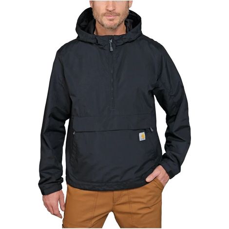 Anorak ligero y plegable cortavientos Carhartt Negro L (1/3)